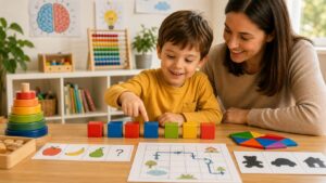 Ćwiczenia lewopółkulowe dla dzieci, 3, 4, 5, 6 latków